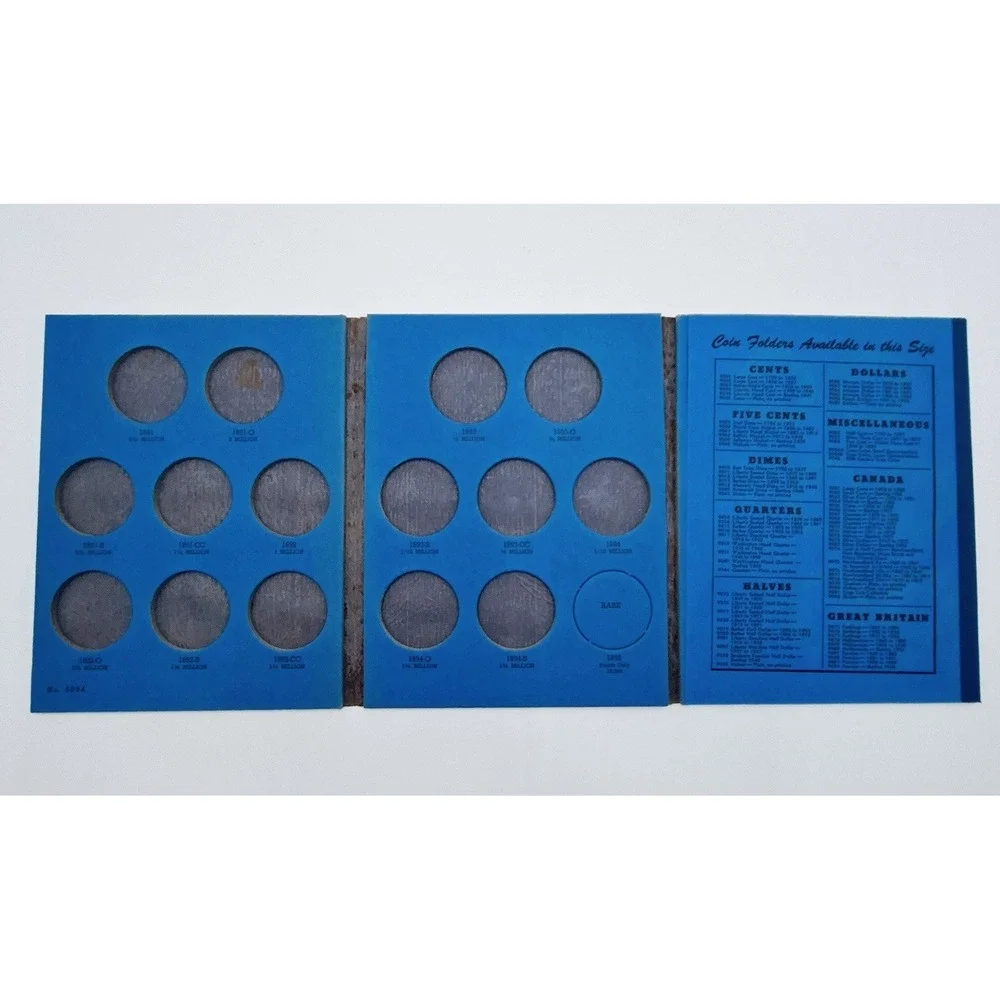 Whitman Liberty Head Or Morgan Silver Dollar Albums Lot #9082 #9083 #9084 #9085